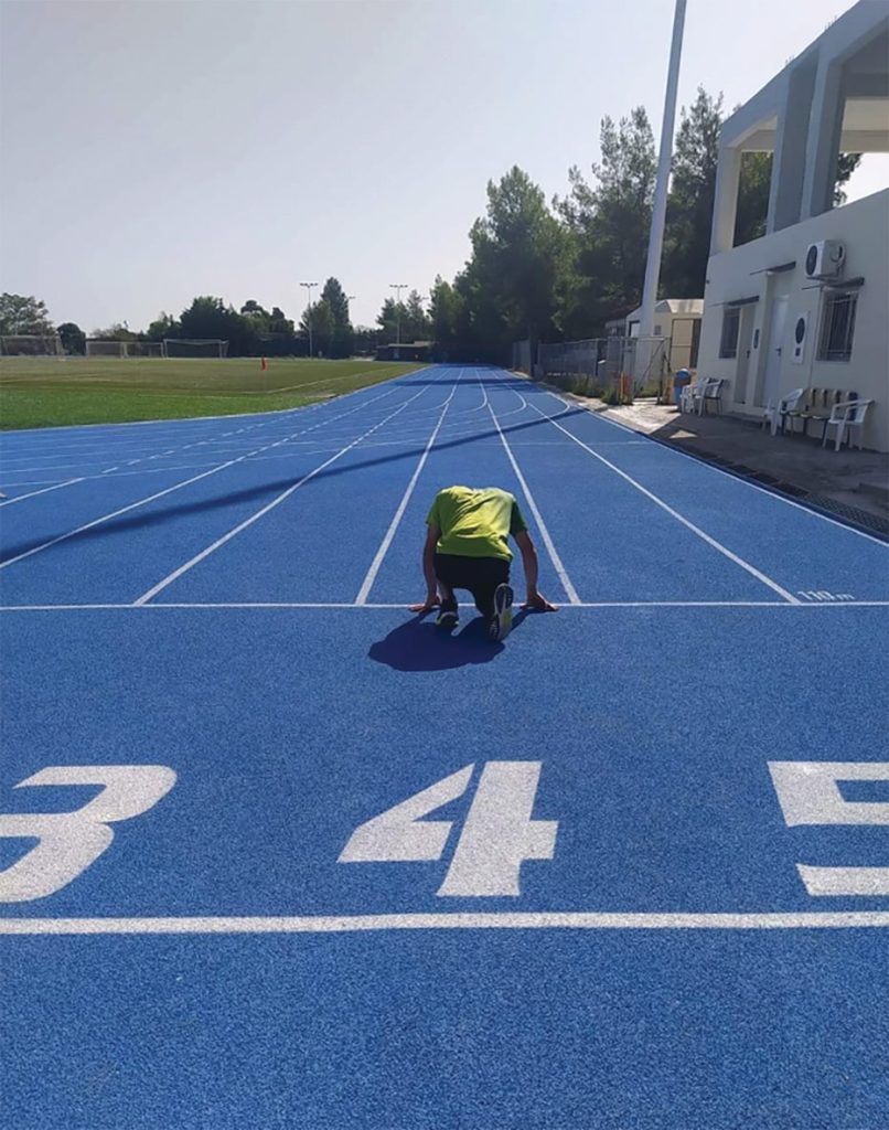 Loukas Protonotarios: Athlete in the National Track and Field Team of Disabled Persons