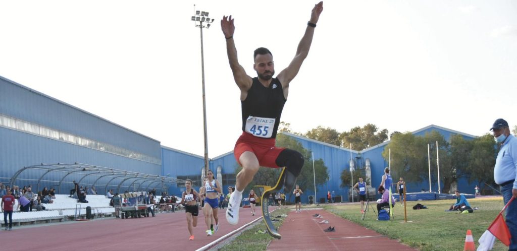 Constantinos Veltsis: Paralympic victor in track and field events