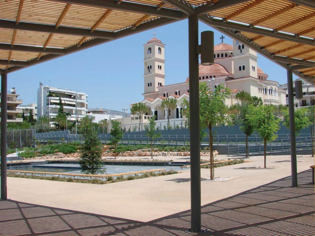 Agia Triada Square in Ano Glyfada