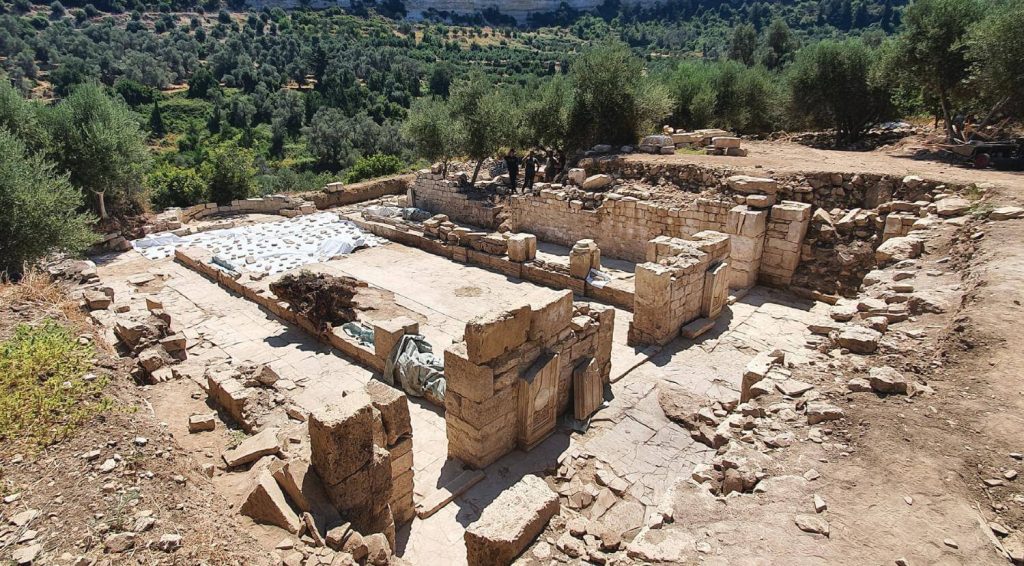 Early Christian basilica at the locality Agios Markos of ancient Eleutherna